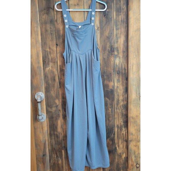 HALARA Pants - Halara Womens Blue Casual Overalls Jumpsuit Size Large 2X Playsuit Overalls